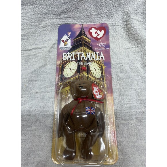 Beanie Babies Ty: Glory, Erin, Maple And Britannia The Bears 1999 - Picture 2 of 9